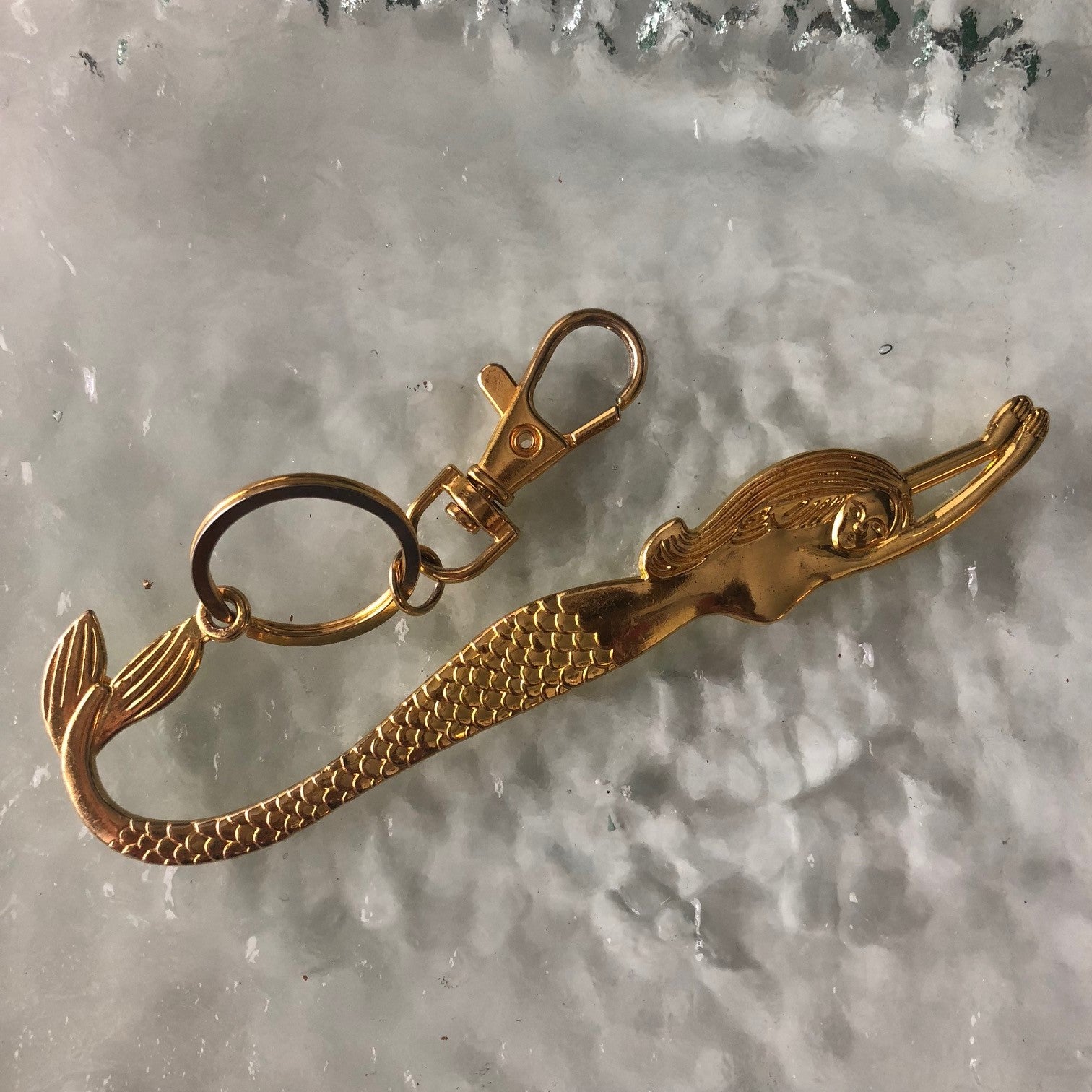 Mermaid Key-finder Purse Hook Key Chain